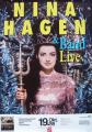 1989 affiche pour la tournée de Nina Hagen &Band, 59,5x84 cm