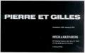 1990 publicité pour l'exposition 'Pierre et Gilles' à la galerie Hirschl & Adler, New York