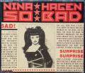 Nina Hagen: So bad, 1994, cd maxi Allemagne
