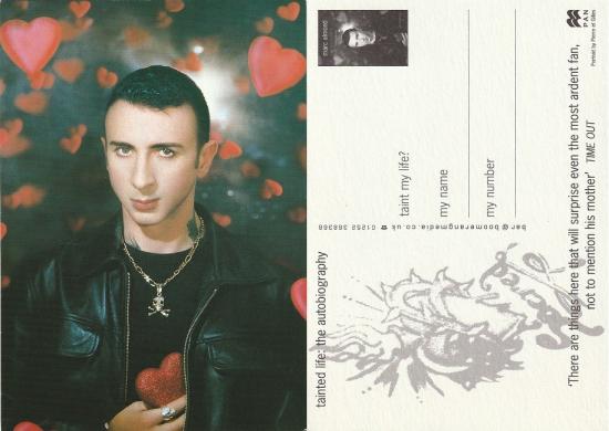 1999 carte promo Marc Almond 'Tainted life'