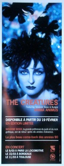 1999 pub promo de The Creatures