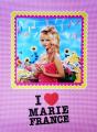 2009 affiche 'I love Marie-France' 30x40 cm