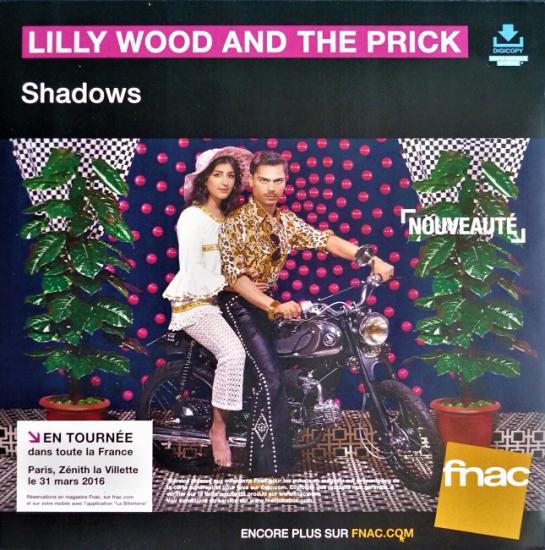 2015 Lilly Wood and the prick' 'Shadows' plv Fnac, 30x30 cm