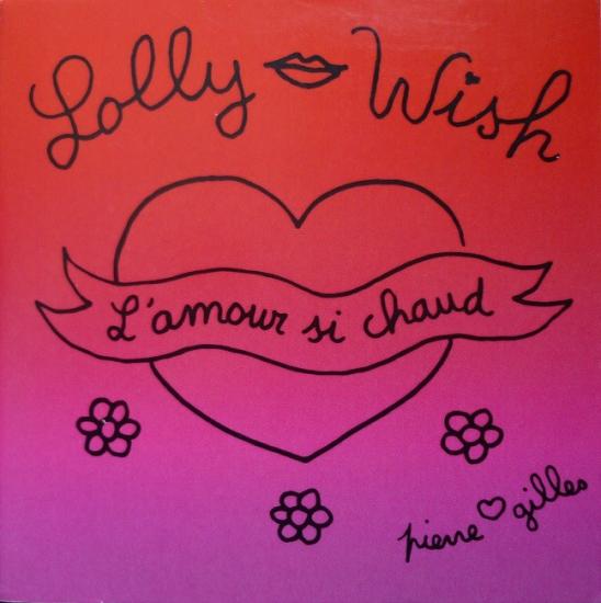 2018 Lolly Wish 'L'amour si chaud' cd single promo