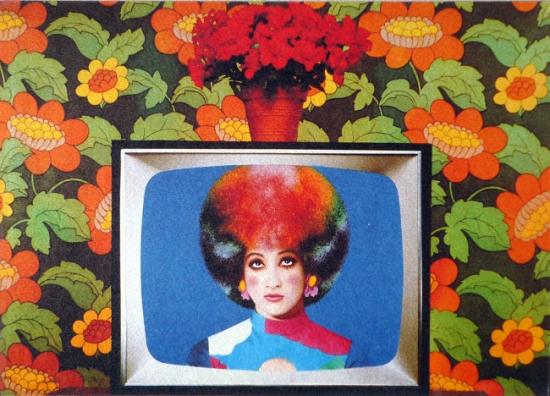 1985 gcp 'La télé couleur' Caroline Loeb, Avignon