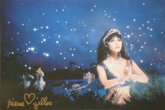 1988 cp 'One love' Sandii, Japon (signée)