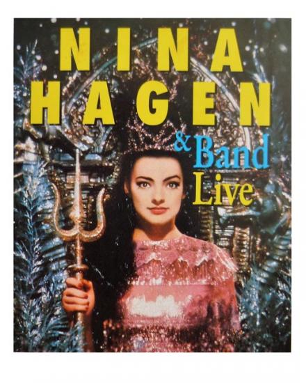 1989 autocollant 'Nina Hagen & band live'