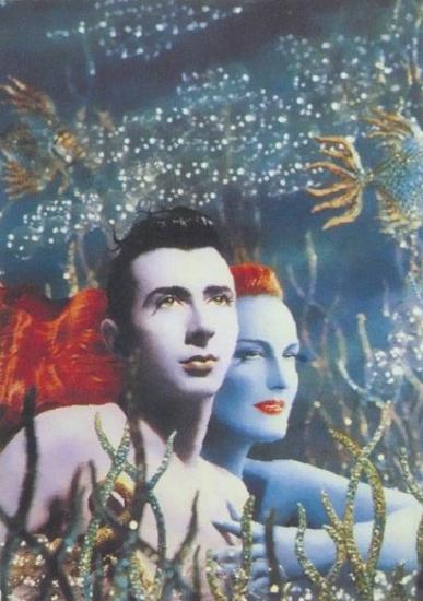 1990 cp 'Orphée' Marc Almond et Zuleika Ponsen, Grèce