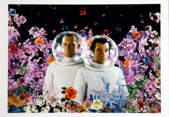 1991 cp 'Les cosmonautes' Pierre et Gilles, France 2007