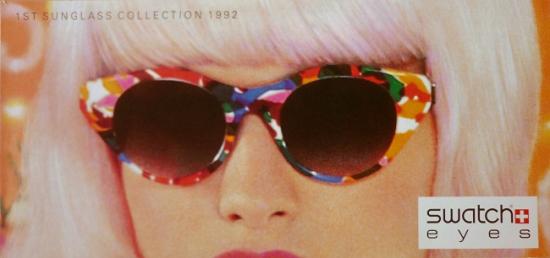 1992 catalogue Swatch eyes 1st sunglass collection