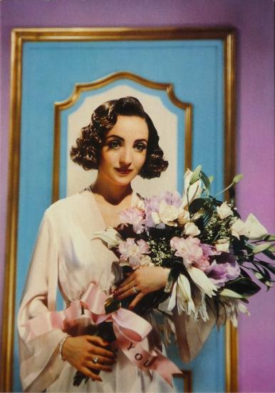 1992 cp 'I love you' Dominique Blanc, Allemagne