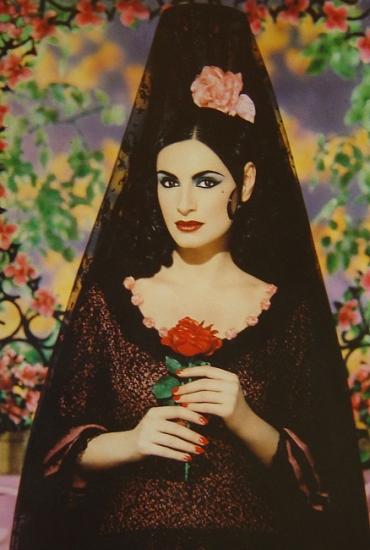 1992 cp 'La belle andalouse' Rina Lucarelli, Grèce