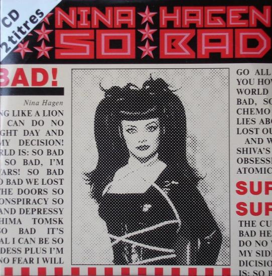 Nina Hagen: So bad, 1994, cd single France