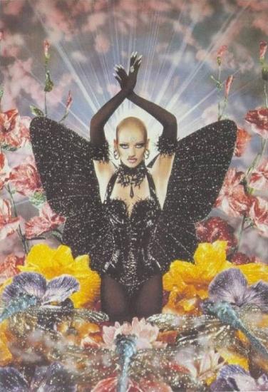 1995 cp 'Le papillon noir' Polly, Grèce