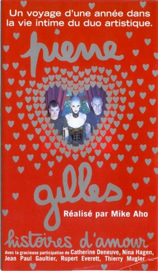 Pierre et Gilles, histoire d'amour, film de Mike Aho, 1996, vhs