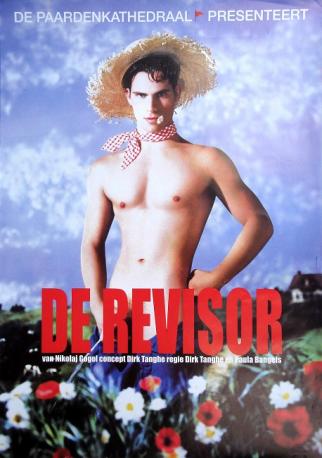 2003 affiche de la pièce 'De revisor' Nederland 42x59,5 cm