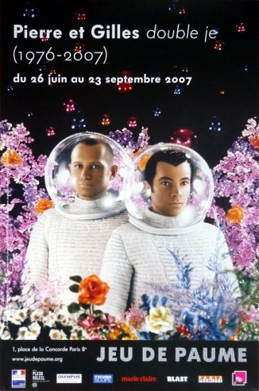 2007 affiche de la rétrospective 'Double je' au Jeu de Paumes, Paris, 40x60 cm