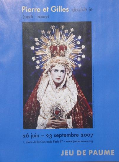 2007 publicité pour la rétrospective 'Double je' au Jeu de Paumes, Paris