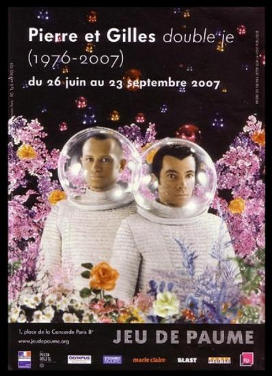 2007 flyer pour la rétrospective 'Double je' au Jeu de Paumes, Paris