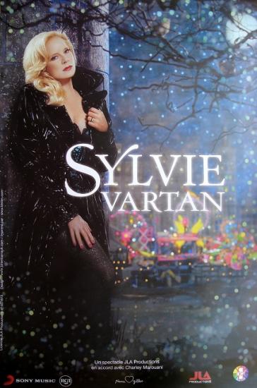 2009 affiche pour les concerts de Sylvie Vartan 77,5x117,5 cm