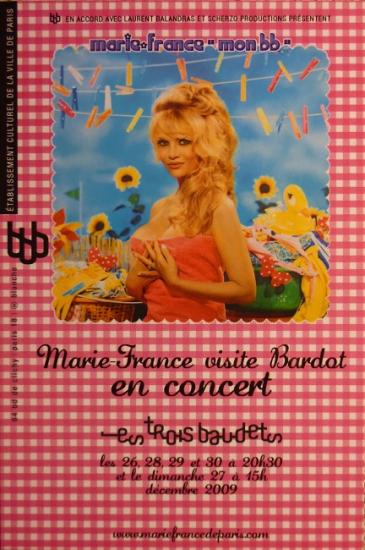 2009 flyer Marie-France  'Les trois baudets'