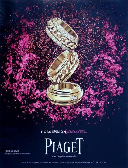 2009 publicité montres et bijoux Piaget