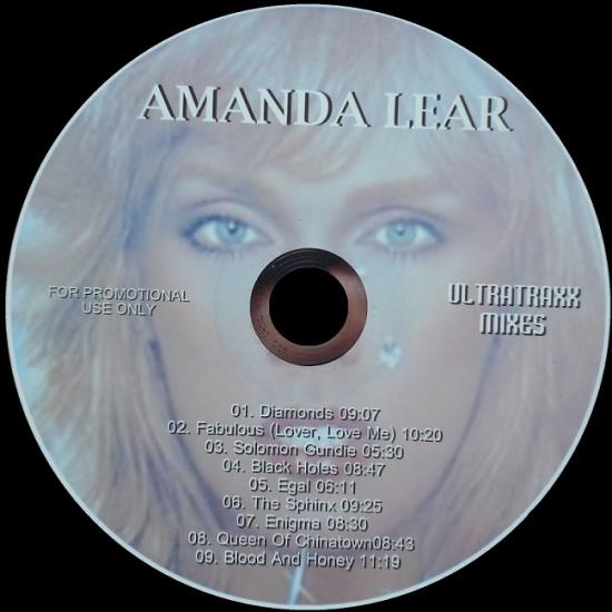 Amanda Lear: Ultratraxx mixes, 2010, cd sans boitier