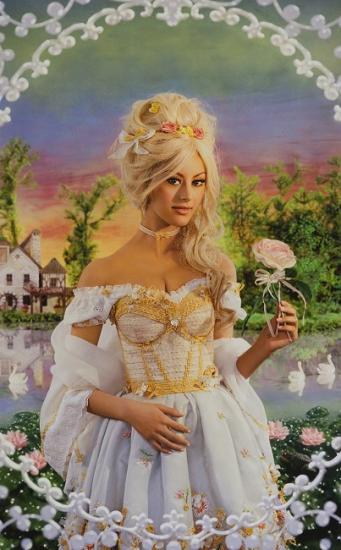2014 marque-page 'Marie-Antoinette, le hameau de la reine' Zahia Dehar (KMCA Séoul 2018)