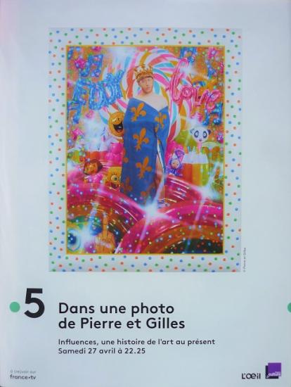 2019 publicité du reportage 'Dans une photo de Pierre et Gilles'