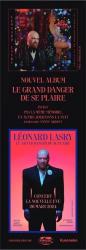 2024 pubicité Léonard Lasry 'Le grand danger de se plaire' 2